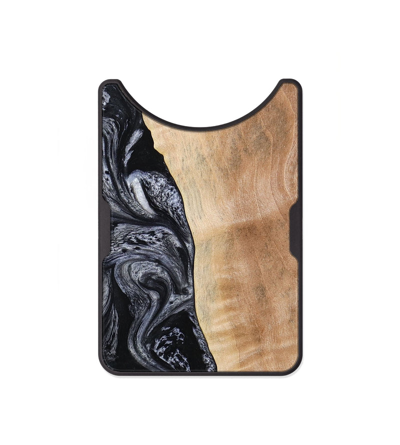 Alloy Wood Wallet - Lula (Black & White, 773302)