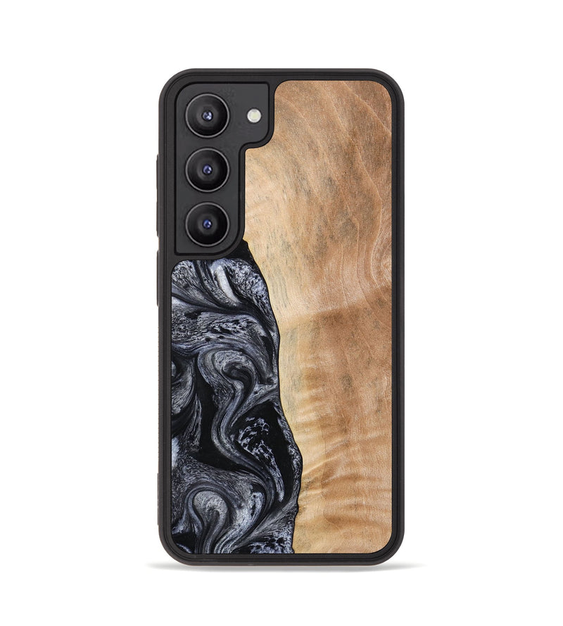 Galaxy S23 Wood Phone Case - Lula (Black & White, 773302)