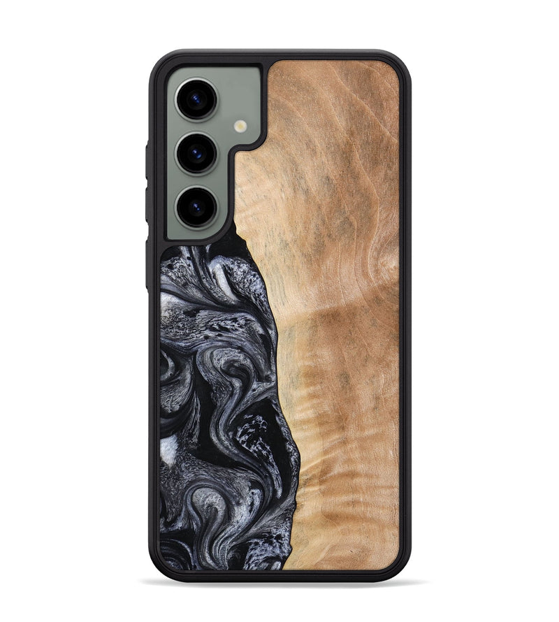 Galaxy S24 Plus Wood Phone Case - Lula (Black & White, 773302)