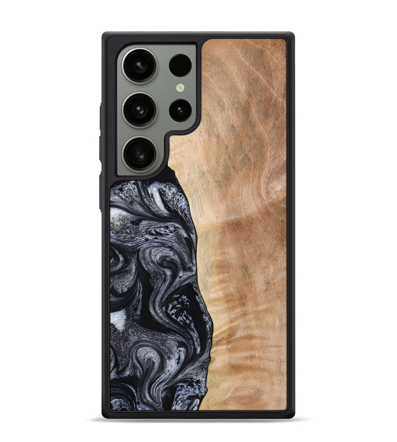 Galaxy S24 Ultra Wood Phone Case - Lula (Black & White, 773302)