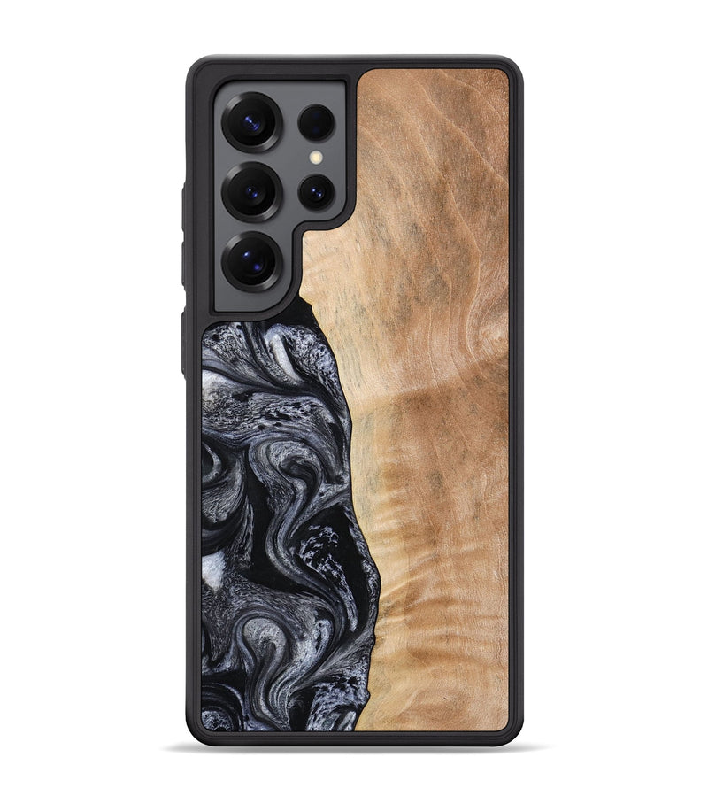 Galaxy S25 Ultra Wood Phone Case - Lula (Black & White, 773302)