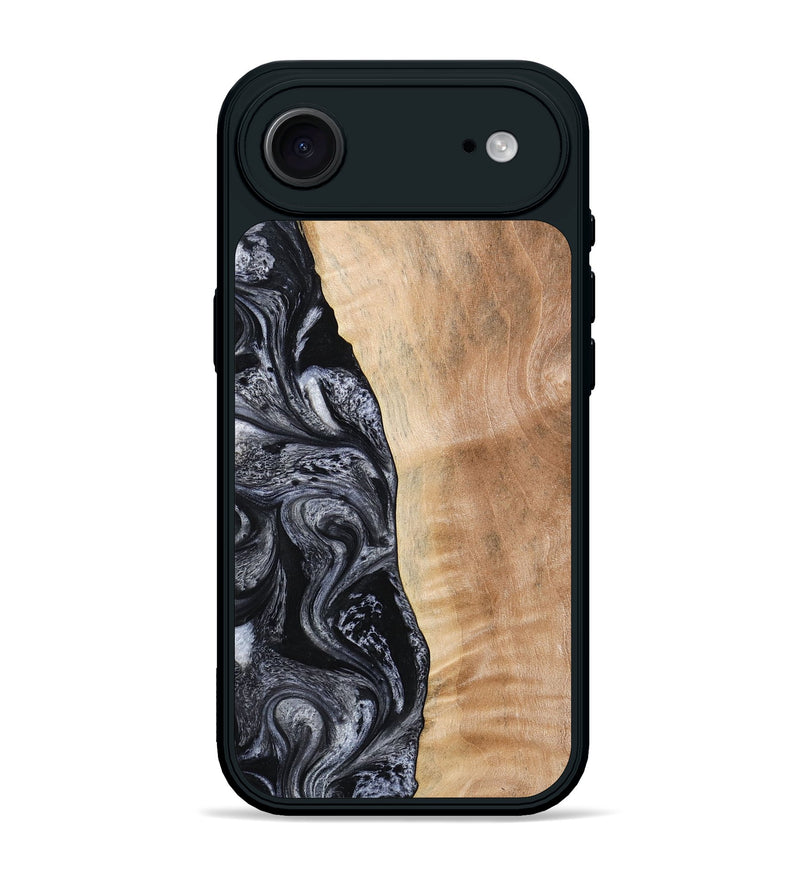 iPhone 17 Air Wood Phone Case - Lula (Black & White, 773302)