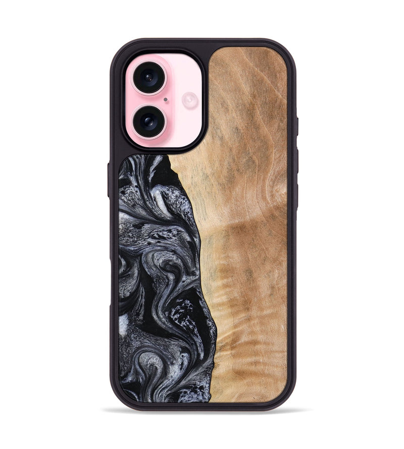 iPhone 17 Wood Phone Case - Lula (Black & White, 773302)