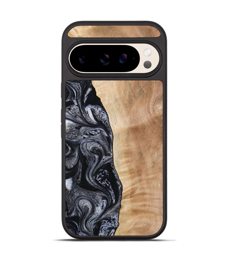 Pixel 10 Wood Phone Case - Lula (Black & White, 773302)