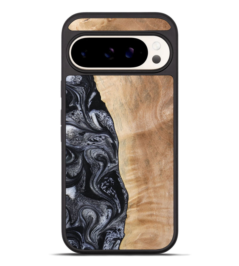 Pixel 10 Pro XL Wood Phone Case - Lula (Black & White, 773302)