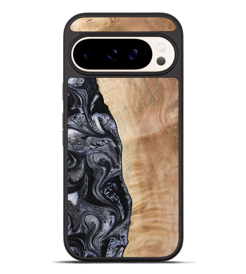 Pixel 9 Pro XL Wood Phone Case - Lula (Black & White, 773302)