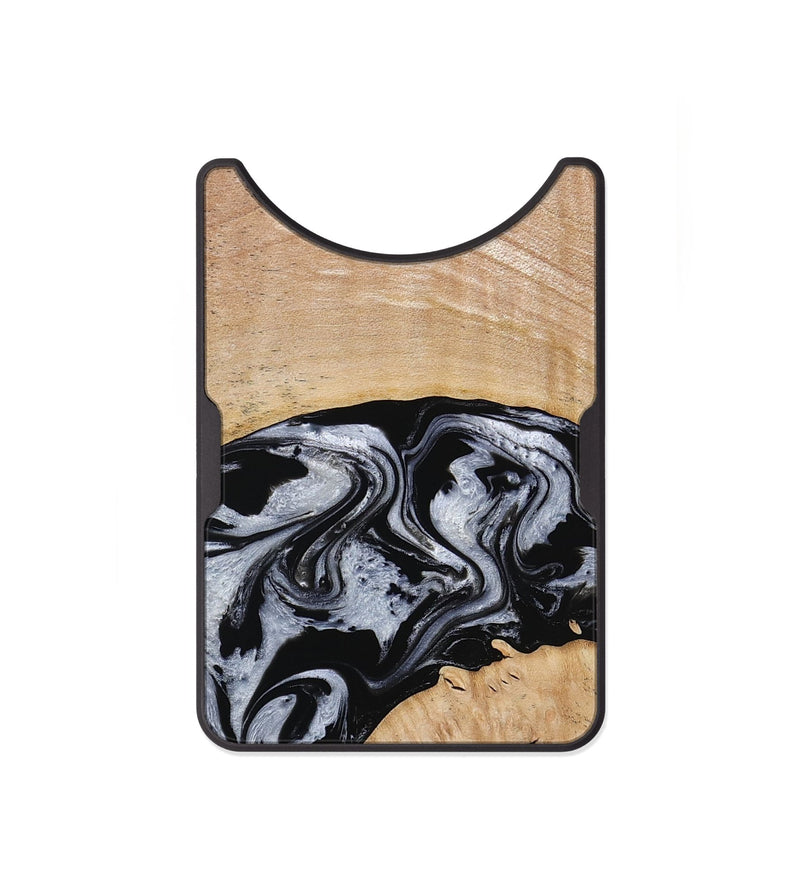 Alloy Wood Wallet - Aviana (Black & White, 773307)