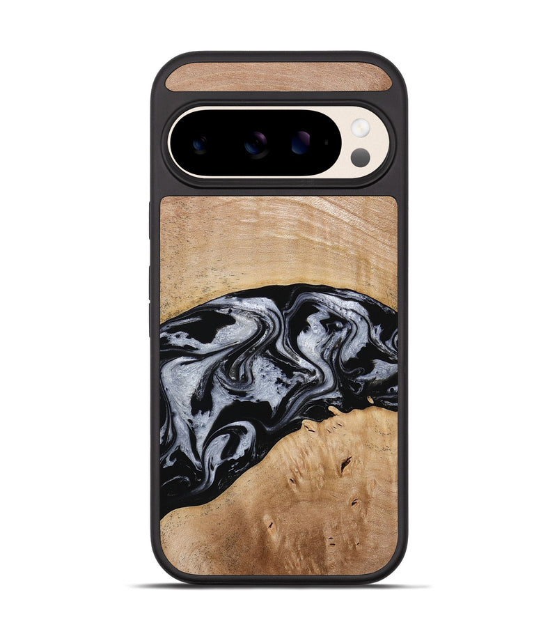Pixel 10 Wood Phone Case - Aviana (Black & White, 773307)