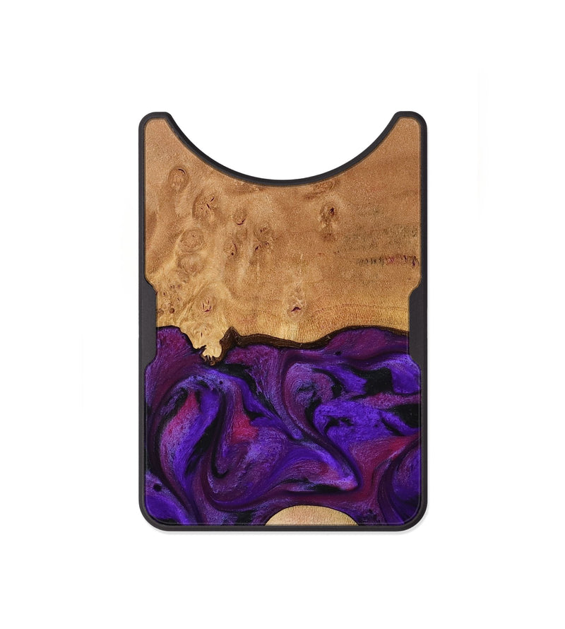 Alloy Wood Wallet - Ivanna (Purple, 773322)