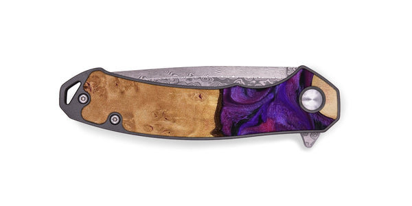EDC Wood Pocket Knife - Ivanna (Purple, 773322)