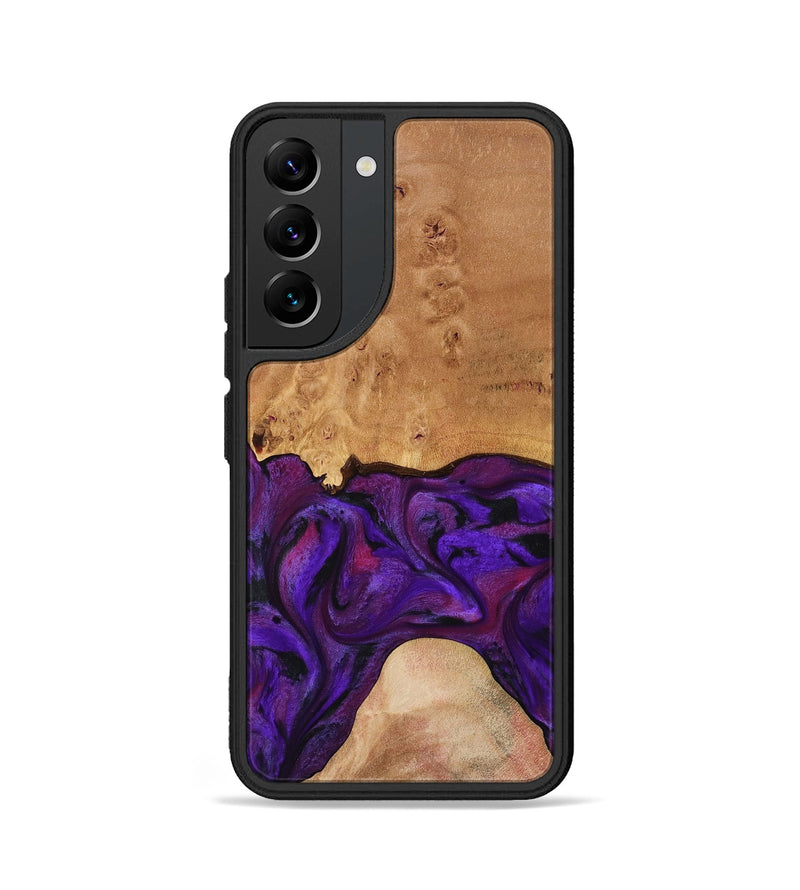 Galaxy S22 Wood Phone Case - Ivanna (Purple, 773322)