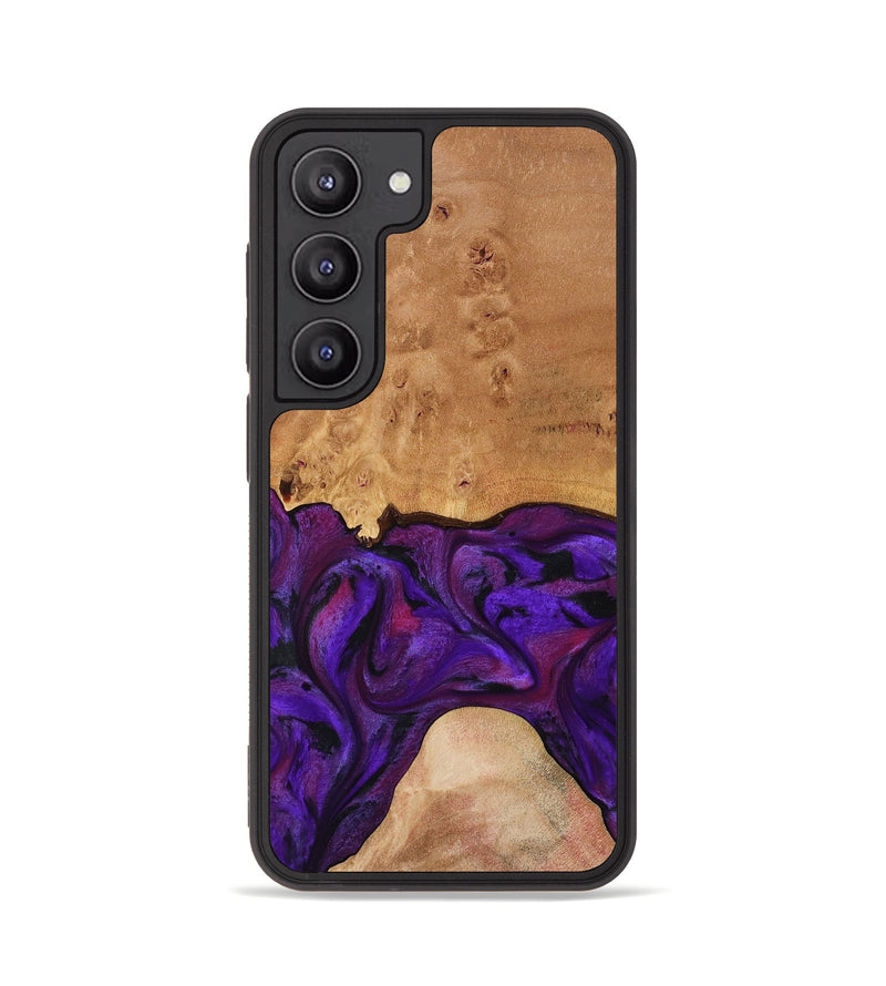 Galaxy S23 Wood Phone Case - Ivanna (Purple, 773322)