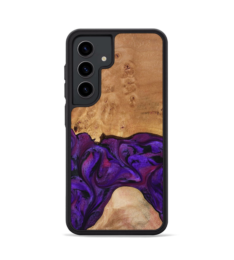 Galaxy S24 Wood Phone Case - Ivanna (Purple, 773322)