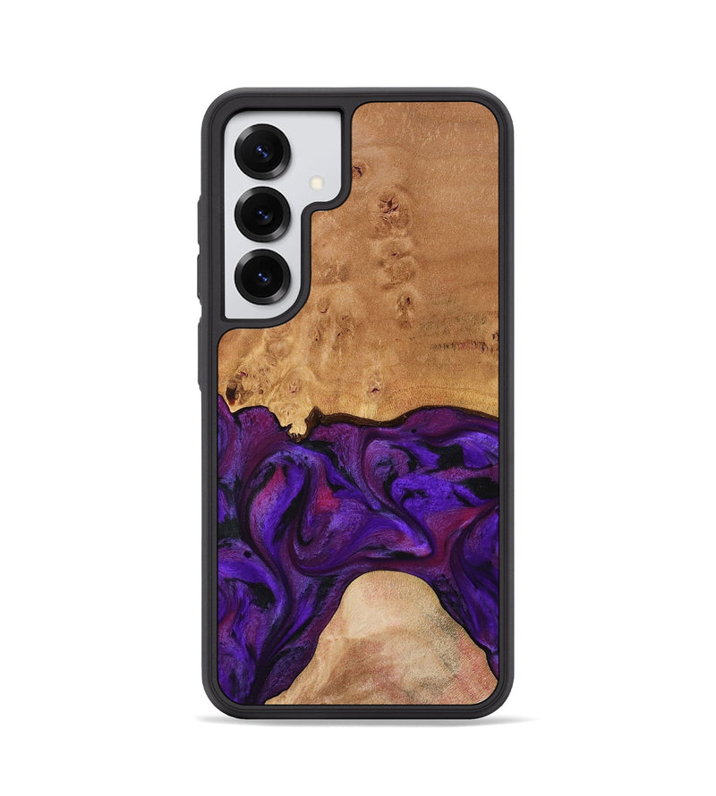 Galaxy S25 Wood Phone Case - Ivanna (Purple, 773322)