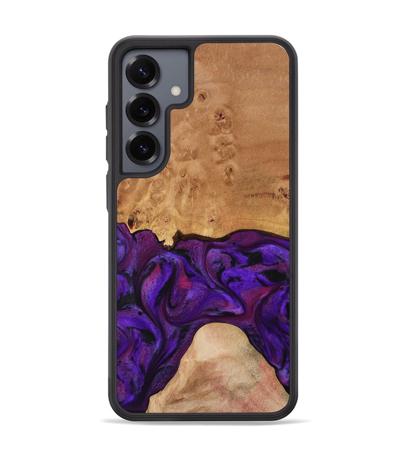 Galaxy S25 Plus Wood Phone Case - Ivanna (Purple, 773322)