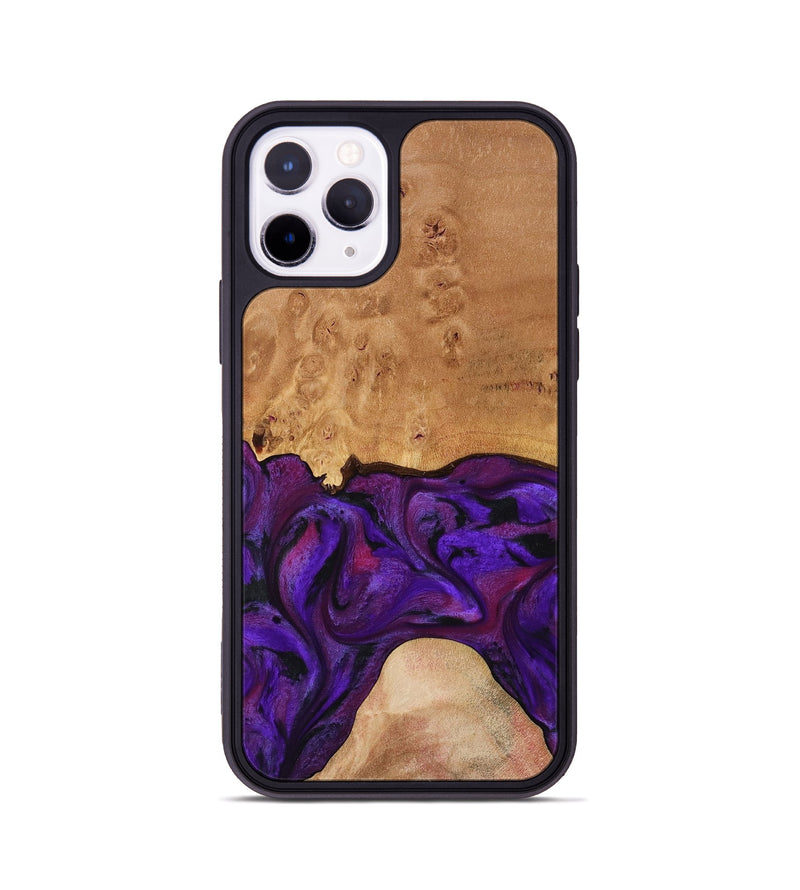 iPhone 11 Pro Wood Phone Case - Ivanna (Purple, 773322)