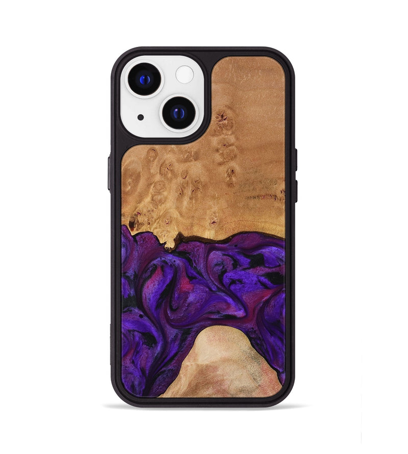 iPhone 13 Wood Phone Case - Ivanna (Purple, 773322)