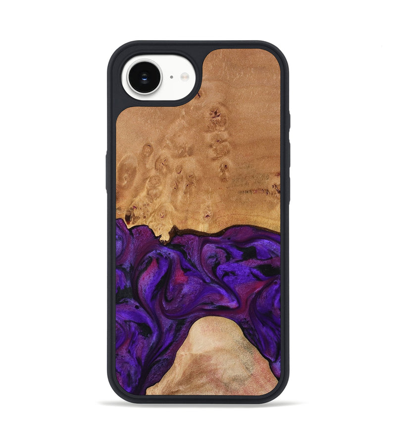 iPhone 16e Wood Phone Case - Ivanna (Purple, 773322)