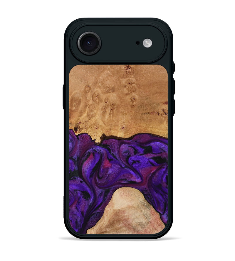 iPhone 17 Air Wood Phone Case - Ivanna (Purple, 773322)