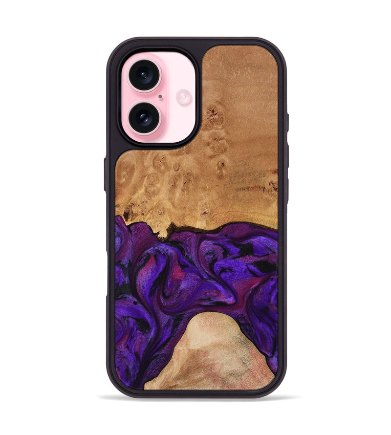 iPhone 17 Wood Phone Case - Ivanna (Purple, 773322)