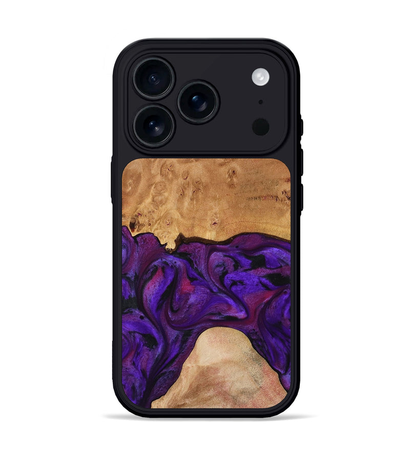 iPhone 17 Pro Wood Phone Case - Ivanna (Purple, 773322)