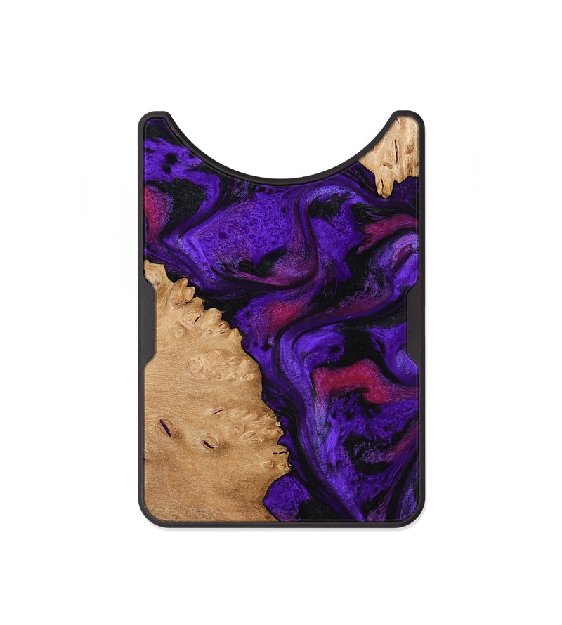 Alloy Wood Wallet - Keyla (Purple, 773342)