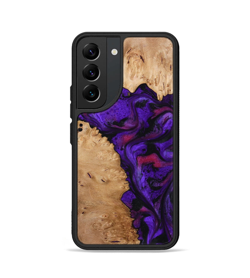 Galaxy S22 Wood Phone Case - Keyla (Purple, 773342)