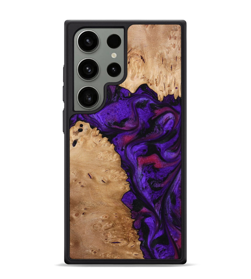 Galaxy S24 Ultra Wood Phone Case - Keyla (Purple, 773342)