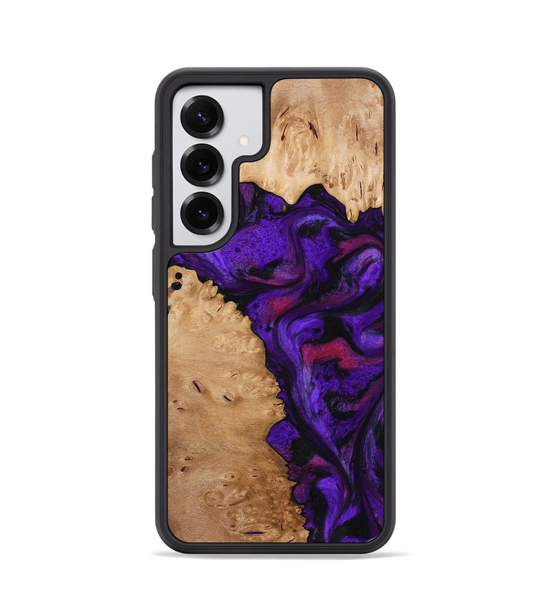 Galaxy S25 Wood Phone Case - Keyla (Purple, 773342)