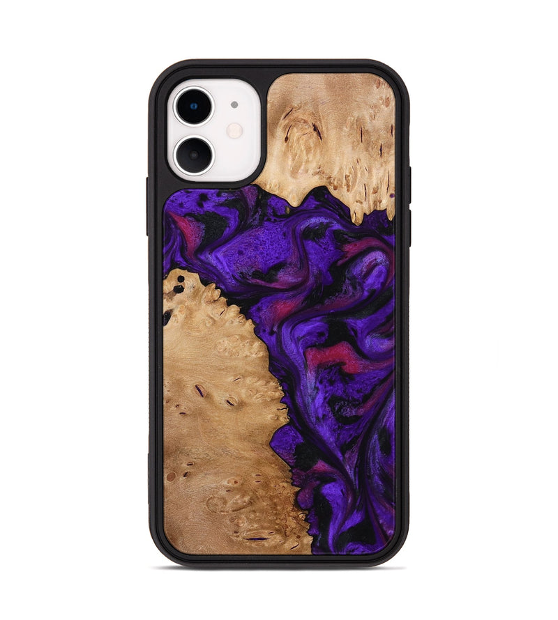 iPhone 11 Wood Phone Case - Keyla (Purple, 773342)