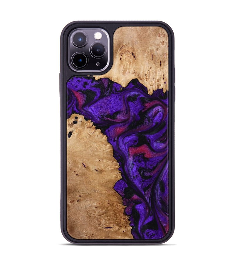iPhone 11 Pro Max Wood Phone Case - Keyla (Purple, 773342)