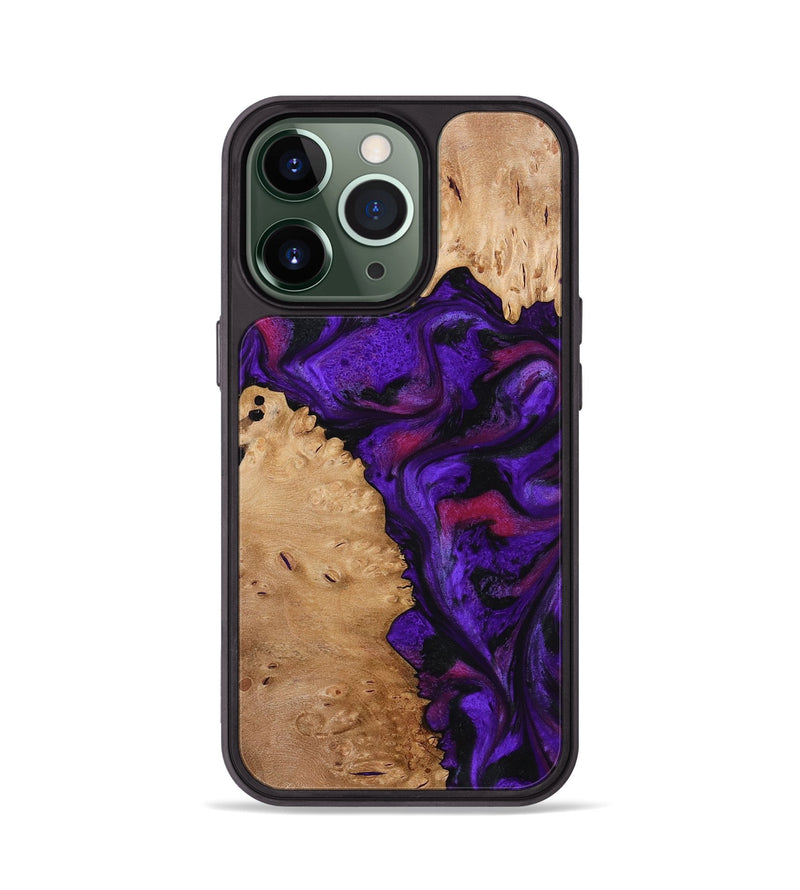 iPhone 13 Pro Wood Phone Case - Keyla (Purple, 773342)