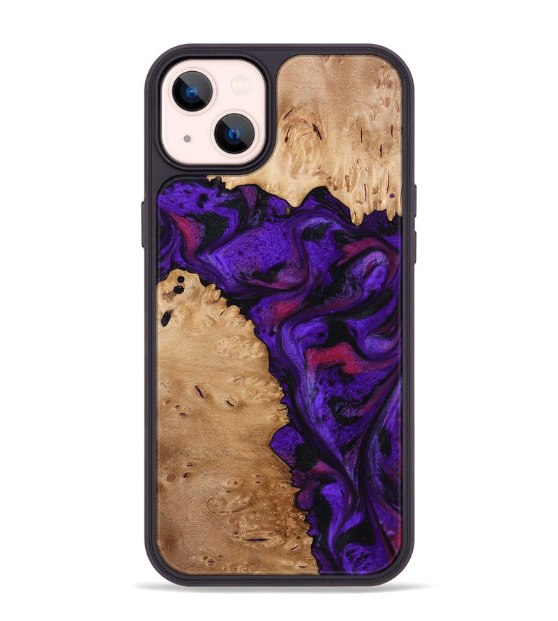 iPhone 14 Plus Wood Phone Case - Keyla (Purple, 773342)