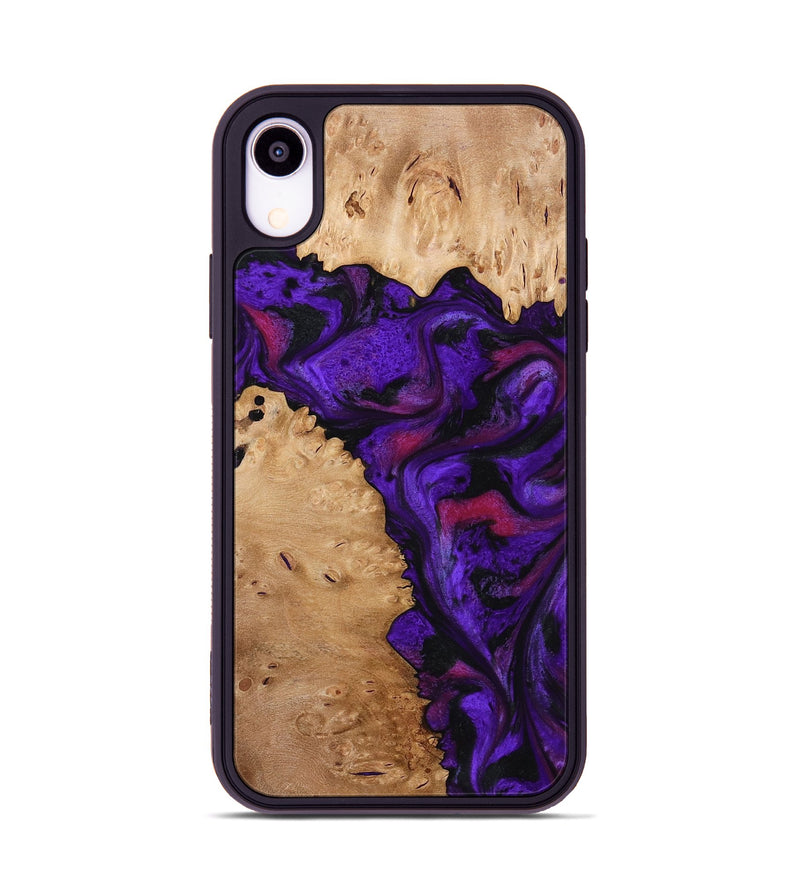iPhone Xr Wood Phone Case - Keyla (Purple, 773342)