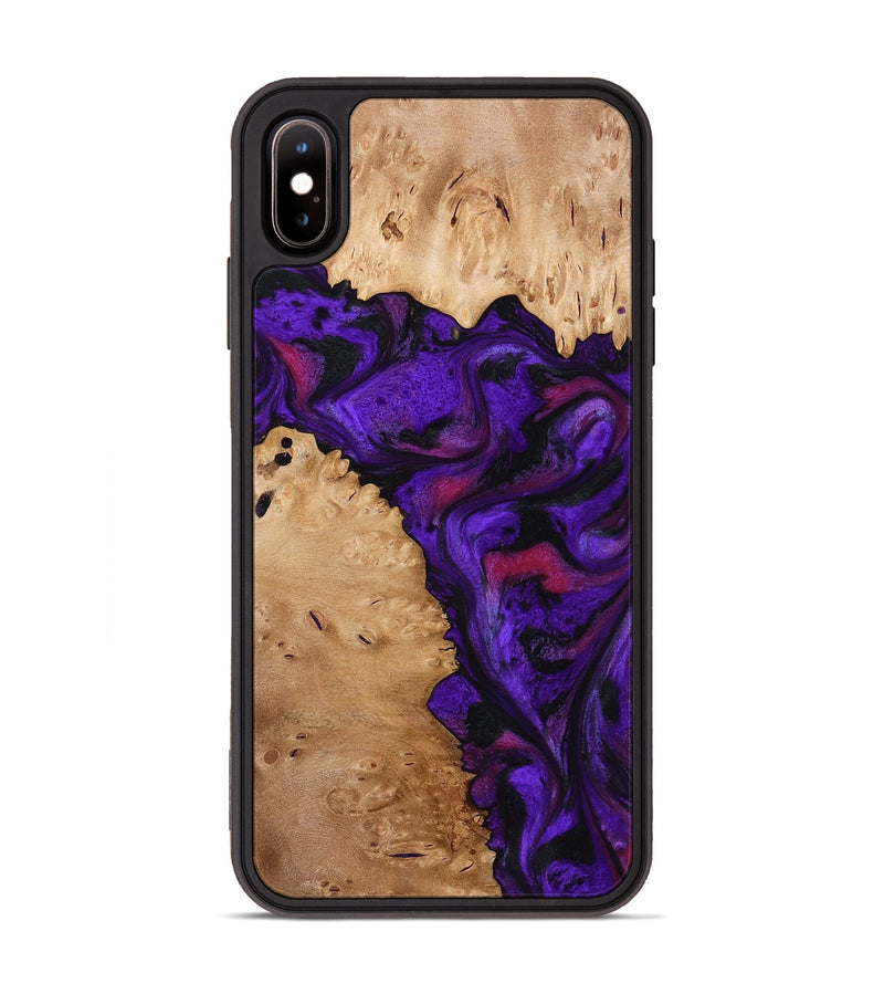 iPhone Xs Max Wood Phone Case - Keyla (Purple, 773342)