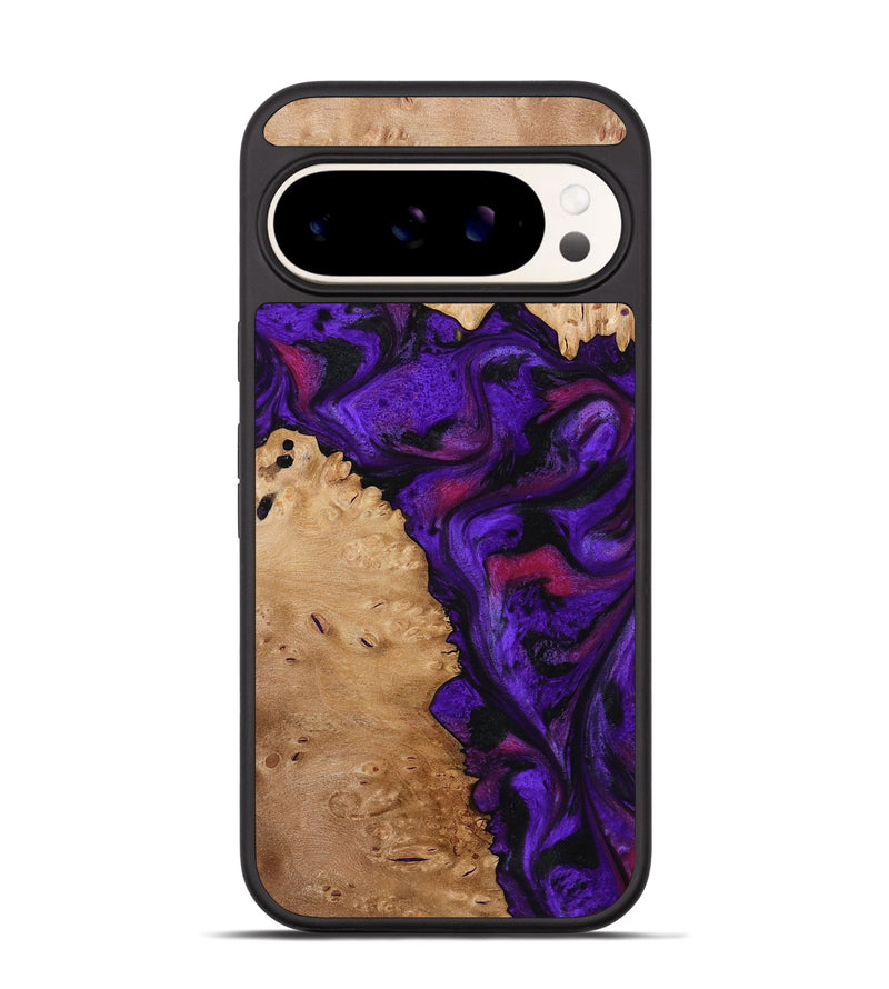 Pixel 9 Wood Phone Case - Keyla (Purple, 773342)