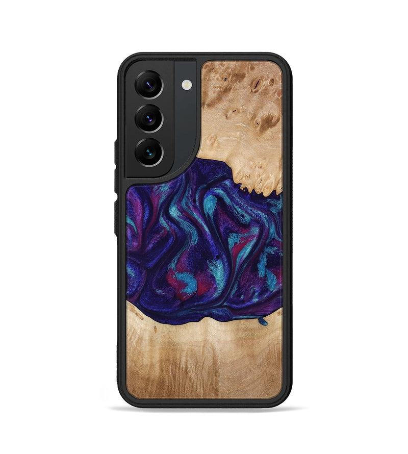 Galaxy S22 Wood Phone Case - Devante (Purple, 773347)