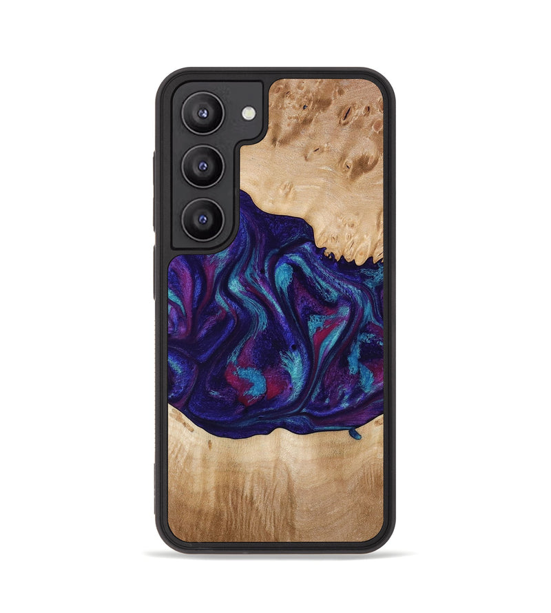 Galaxy S23 Wood Phone Case - Devante (Purple, 773347)