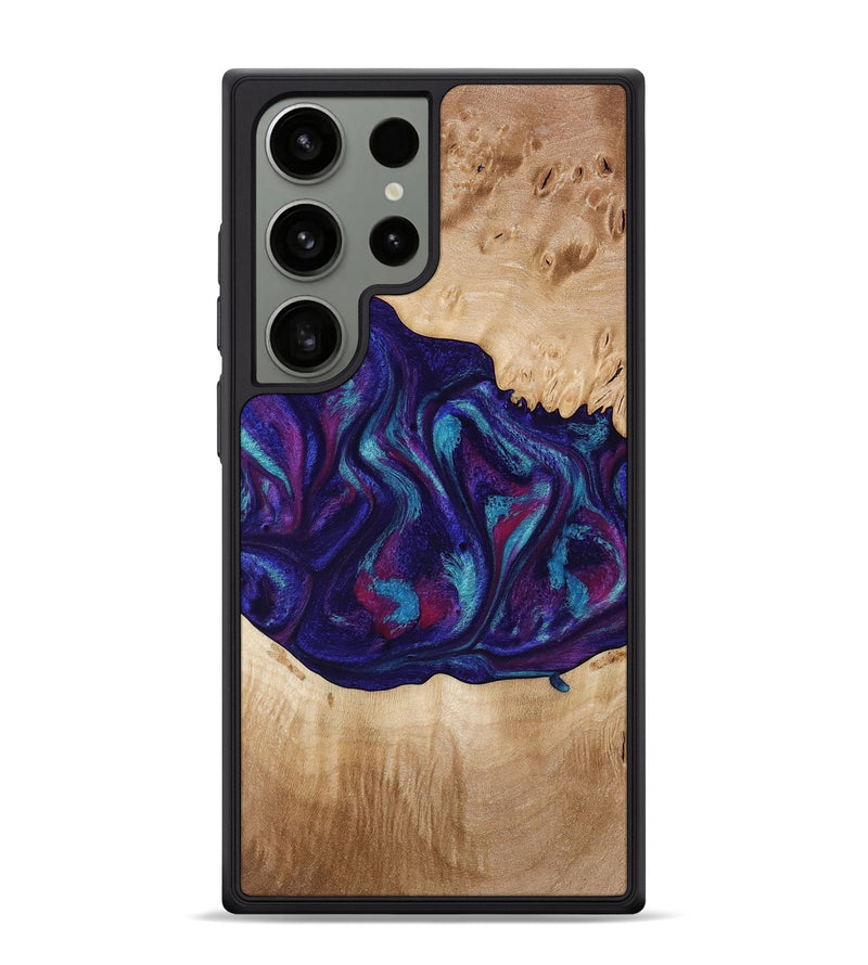Galaxy S24 Ultra Wood Phone Case - Devante (Purple, 773347)