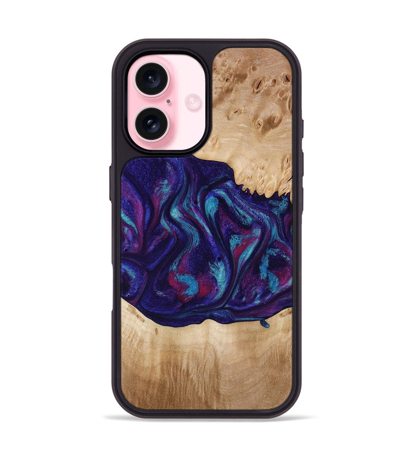 iPhone 17 Wood Phone Case - Devante (Purple, 773347)