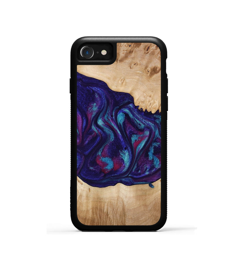 iPhone SE Wood Phone Case - Devante (Purple, 773347)