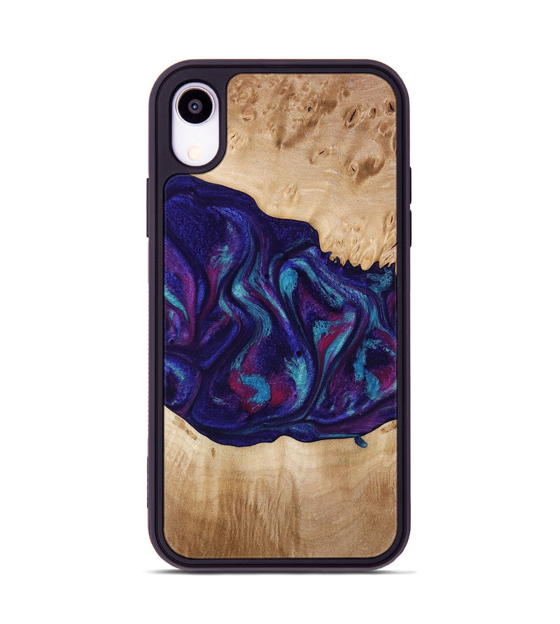 iPhone Xr Wood Phone Case - Devante (Purple, 773347)