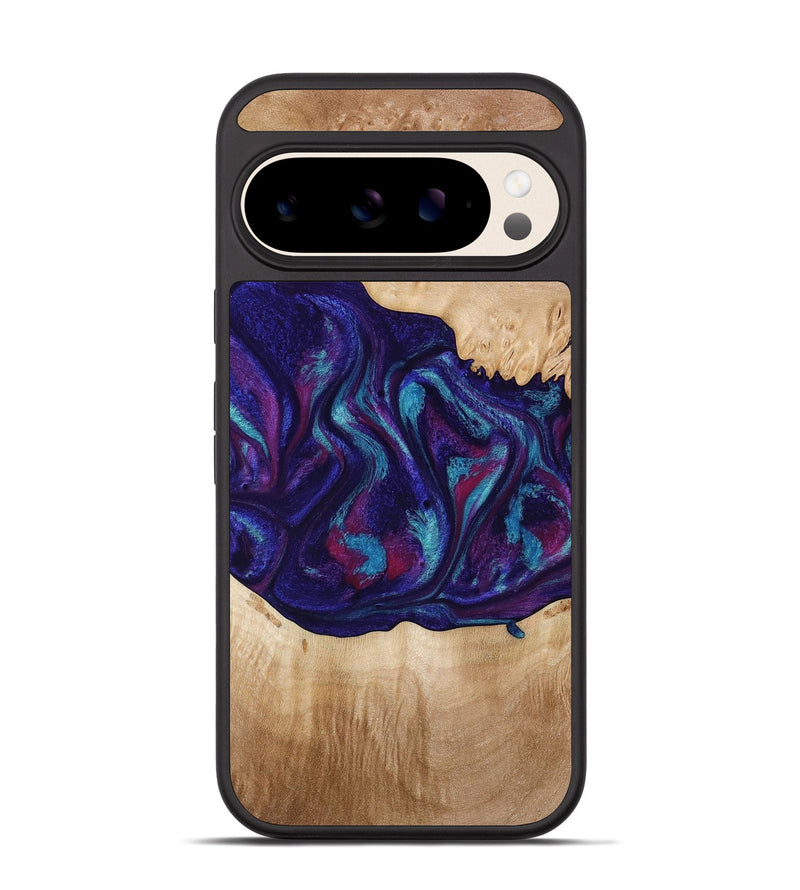 Pixel 10 Wood Phone Case - Devante (Purple, 773347)