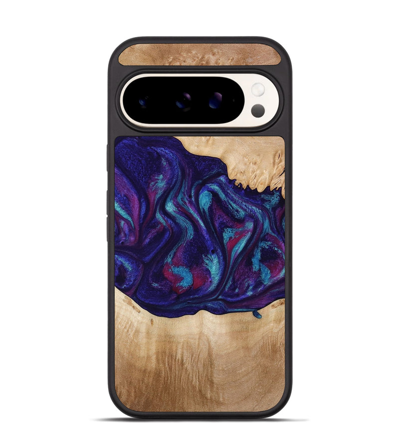 Pixel 9 Pro Wood Phone Case - Devante (Purple, 773347)