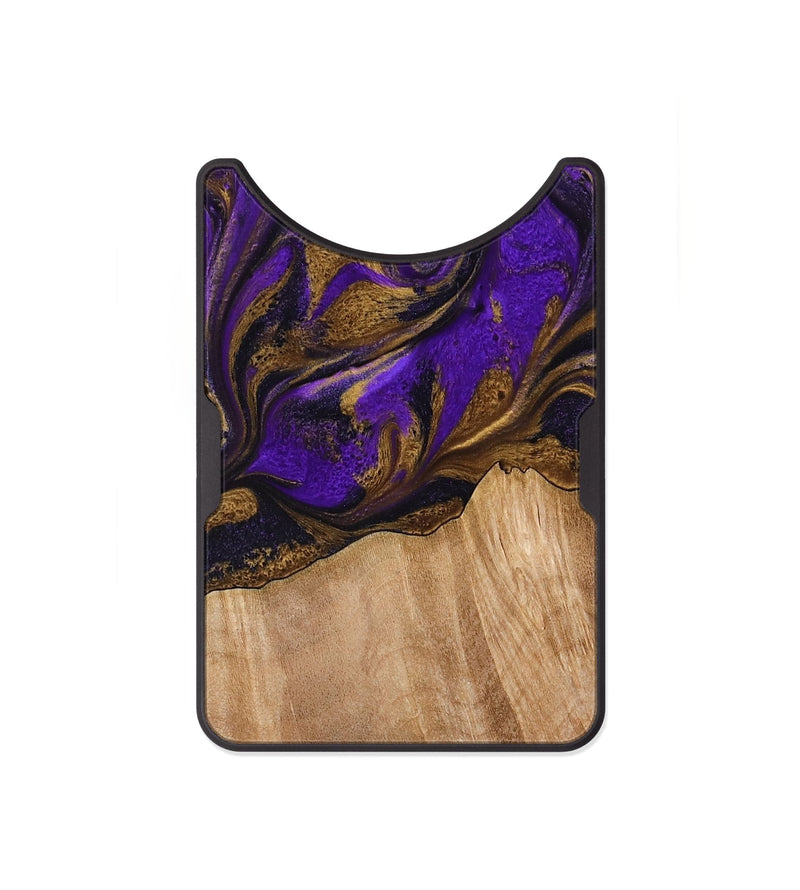 Alloy Wood Wallet - Kaley (Purple, 773360)