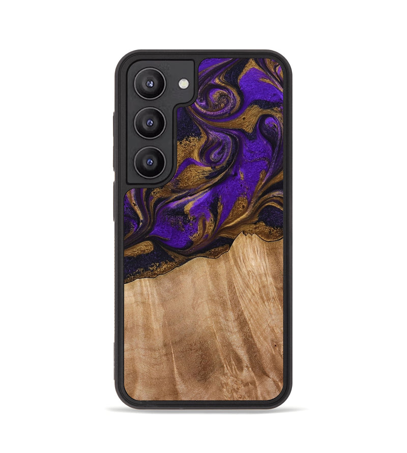 Galaxy S23 Wood Phone Case - Kaley (Purple, 773360)