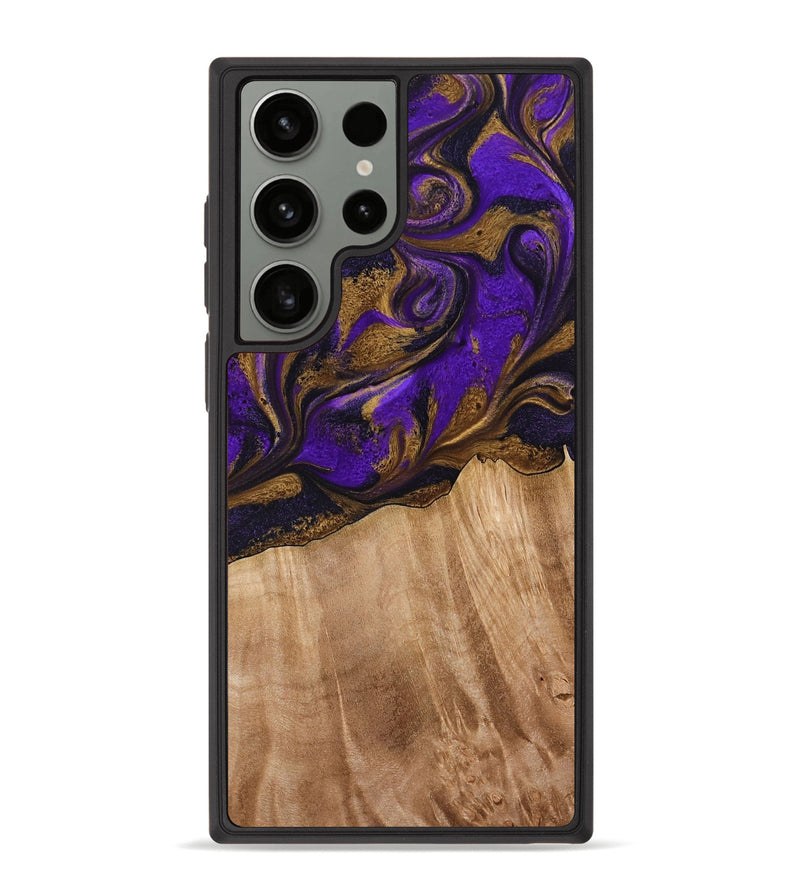 Galaxy S23 Ultra Wood Phone Case - Kaley (Purple, 773360)