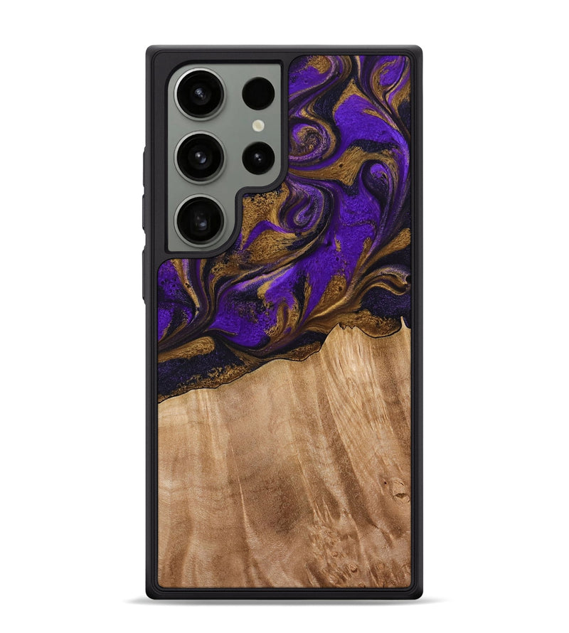 Galaxy S24 Ultra Wood Phone Case - Kaley (Purple, 773360)