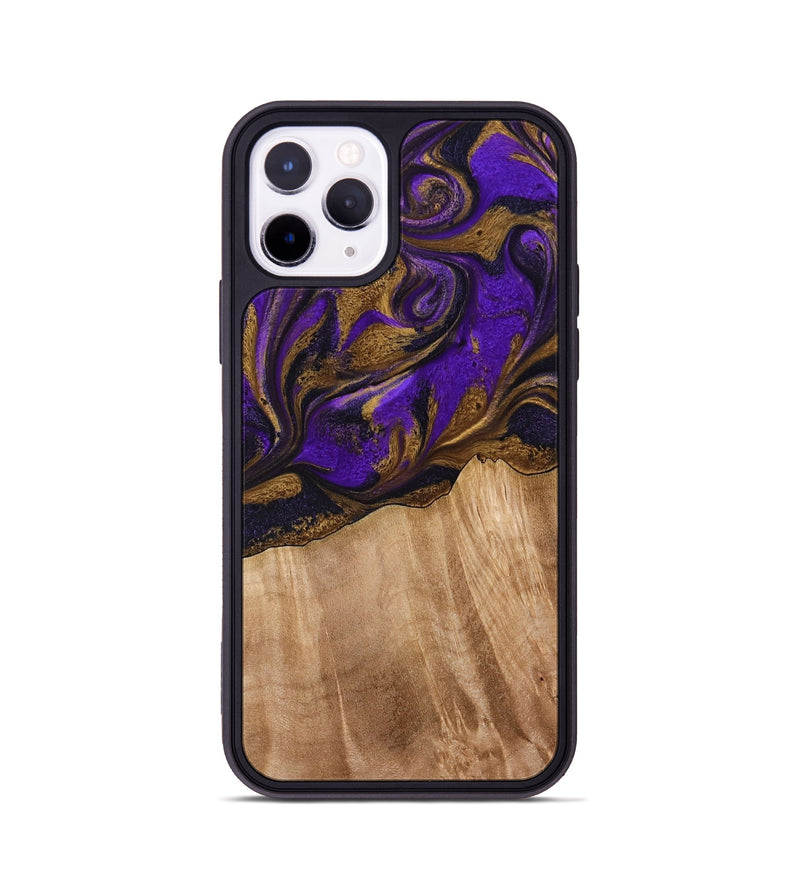iPhone 11 Pro Wood Phone Case - Kaley (Purple, 773360)
