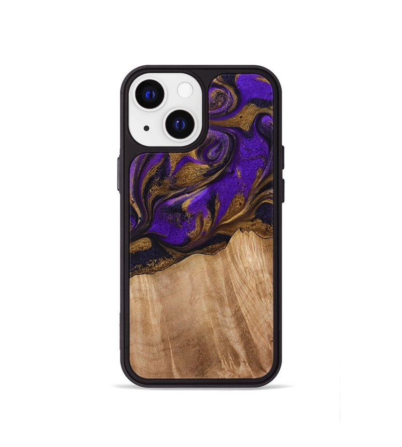 iPhone 13 mini Wood Phone Case - Kaley (Purple, 773360)